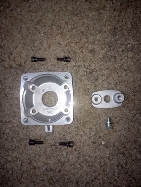 Zenoah 4 Bolt 54mm Clutch Case / Plate / 4 Mount Bolts / Clutch Plate Bolt New